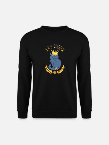 chat - Sweat-shirt Unisexe - noir