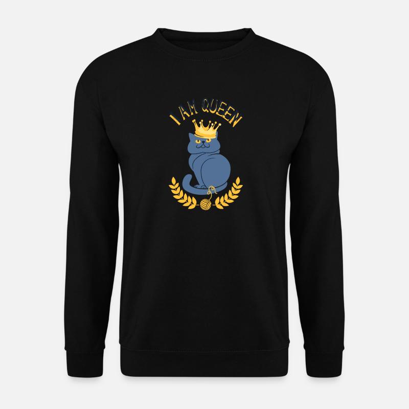 cat - Unisex Sweatshirt - black