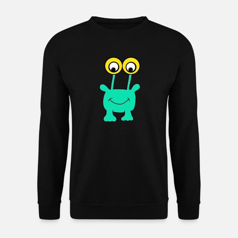 Funny Monster - Unisex Pullover - Schwarz