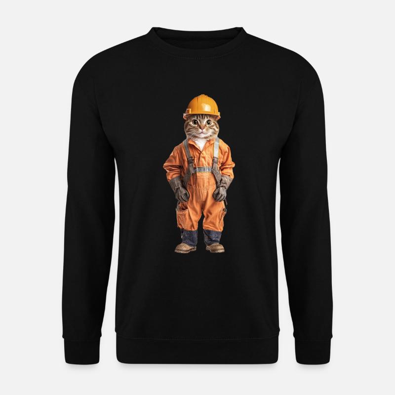 Katze - Unisex Pullover - Schwarz