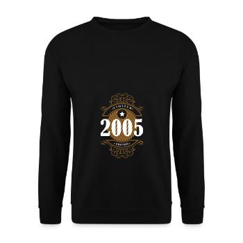 2005 Édition Limitée Anniversaire - Sweat-shirt Unisexe - noir - Devant - Alina (178cm) & Michal (187cm)