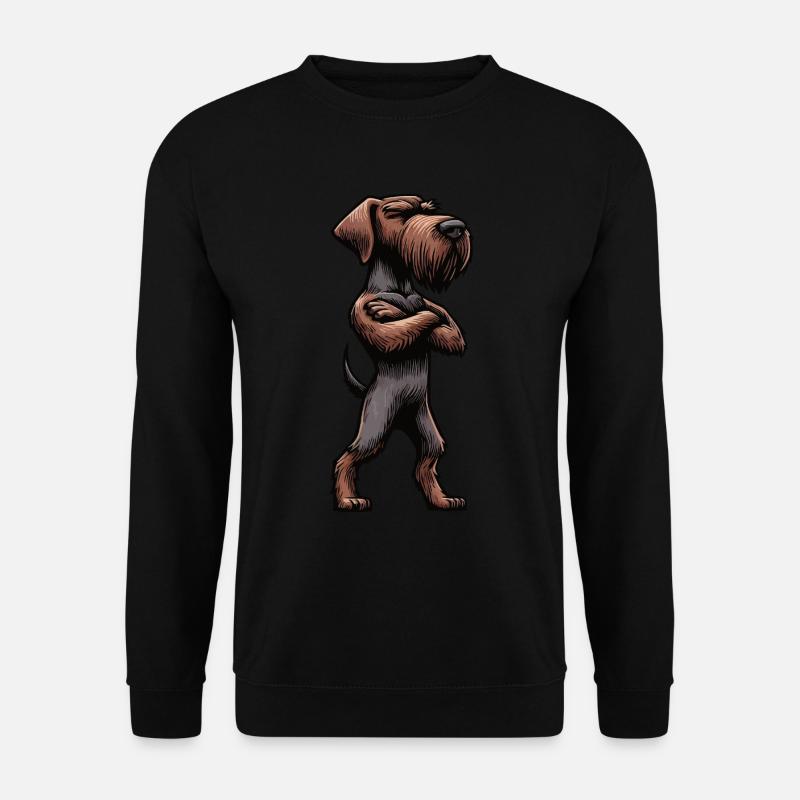 German Wirehaired German Wirehaired Owner - Unisex Sweatshirt - black