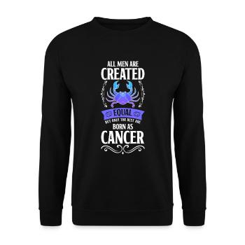Horoscope Zodiac Sign Constellation Jupiter - Unisex Sweatshirt - black - Front - Alina (178cm) & Michal (187cm)