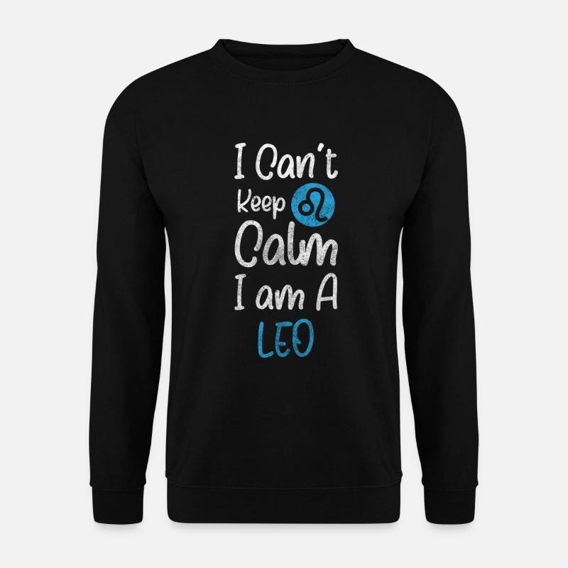 Löwe Astrologie Eigenschaften Sternbild - Unisex Pullover - Schwarz