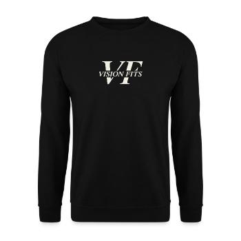 VISON PASST - Unisex Pullover - Schwarz - Vorne - Alina (178cm) & Michal (187cm)