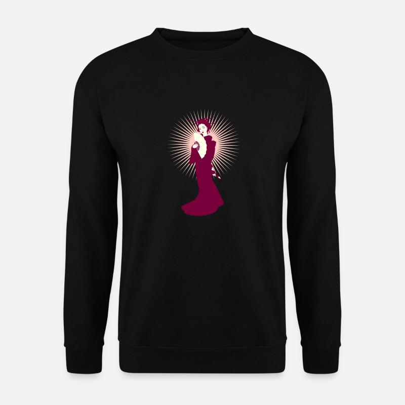 Geisha - Unisex Pullover - Schwarz