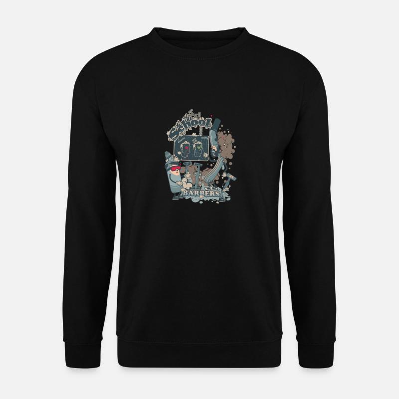 Barbers Shop - Unisex Pullover - Schwarz