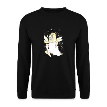 Holger la Faldfee - Sweat-shirt Unisexe - noir - Devant - Alina (178cm) & Michal (187cm)