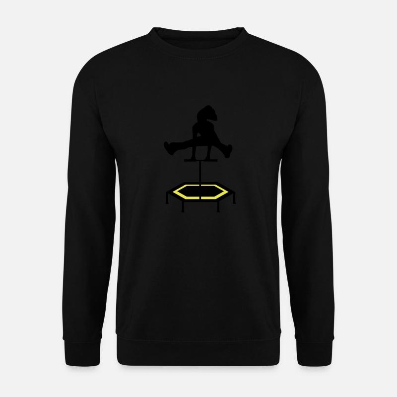 jumping trampolin girl jumpen jump Geschenk - Unisex Pullover - Schwarz