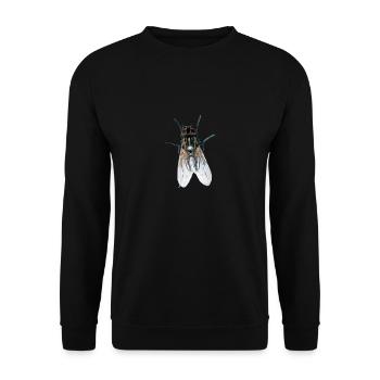 fliege - Unisex Pullover - Schwarz - Vorne - Alina (178cm) & Michal (187cm)