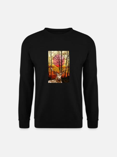 deer - Unisex Sweatshirt - black