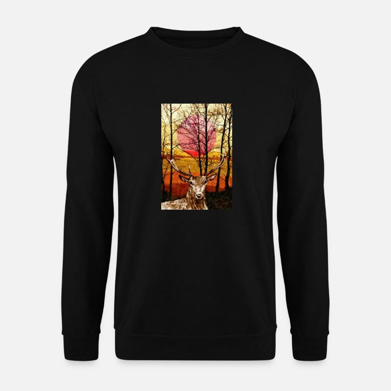 deer - Unisex Sweatshirt - black