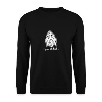 Where have I ended up? - Unisex Sweatshirt - black - Front - Alina (178cm) & Michal (187cm)