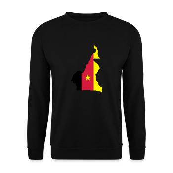 Cameroon - Unisex Sweatshirt - black - Front - Alina (178cm) & Michal (187cm)