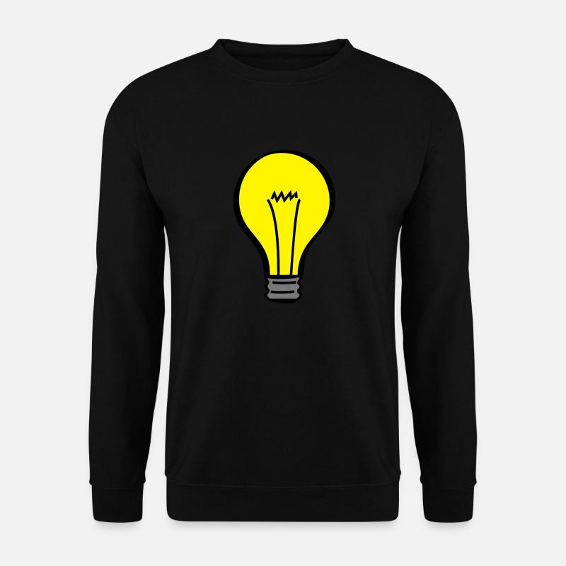 light bulb - Unisex Sweatshirt - black