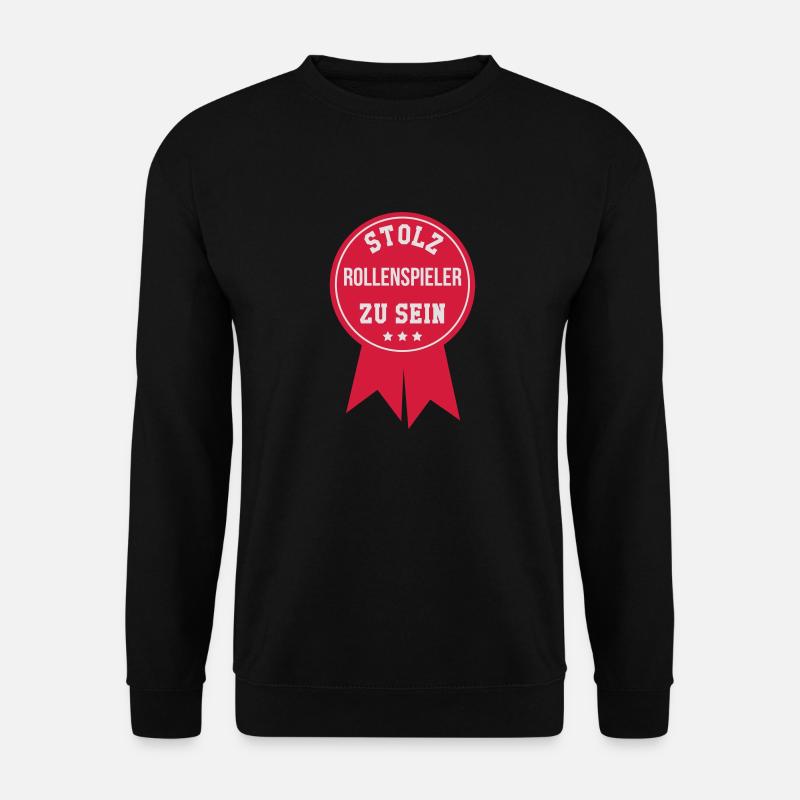 Rollenspieler Rollenspiel Spiel MMORPG Gaming Geek - Unisex Pullover - Schwarz
