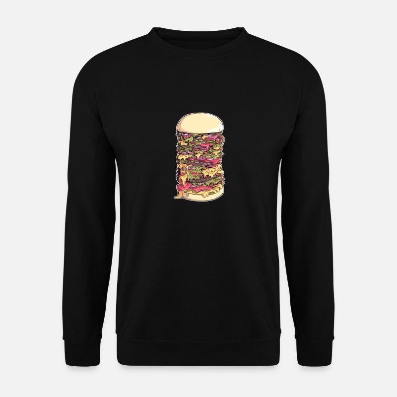 Monster Hamburger - Unisex Sweatshirt - black