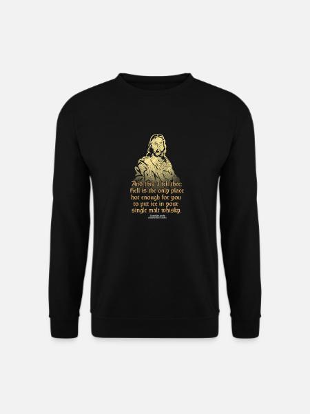 Single Malt & Eis Heiland - Unisex Pullover - Schwarz