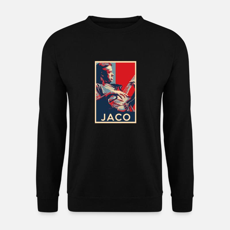 Jaco Pastorius Hope Poster - Unisex Pullover - Schwarz