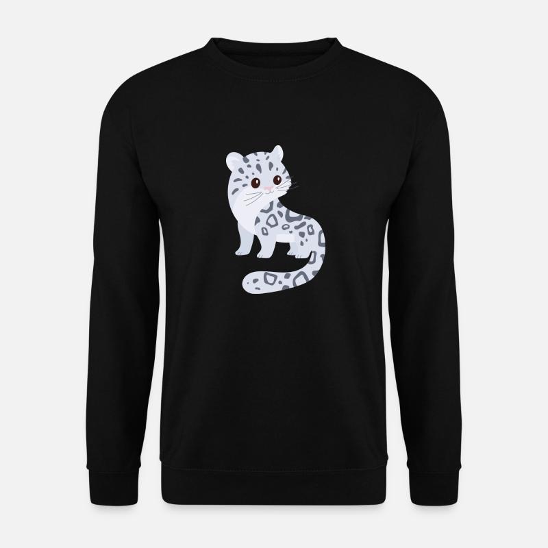 Snow leopard - Unisex Sweatshirt - black
