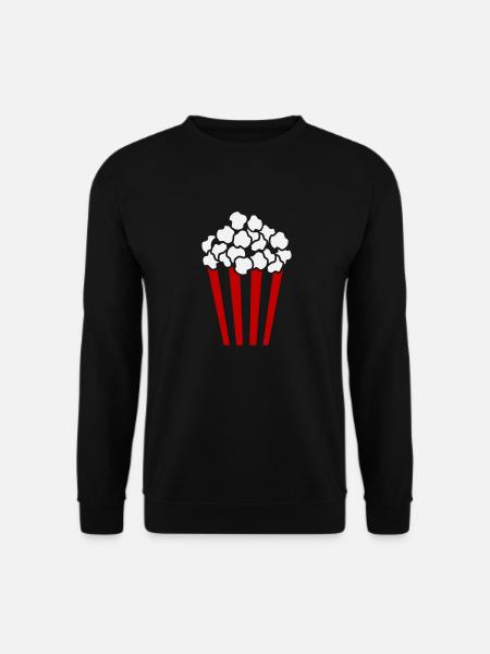 Popcorn Cube / Customizable Color / 2c - Unisex Sweatshirt - black