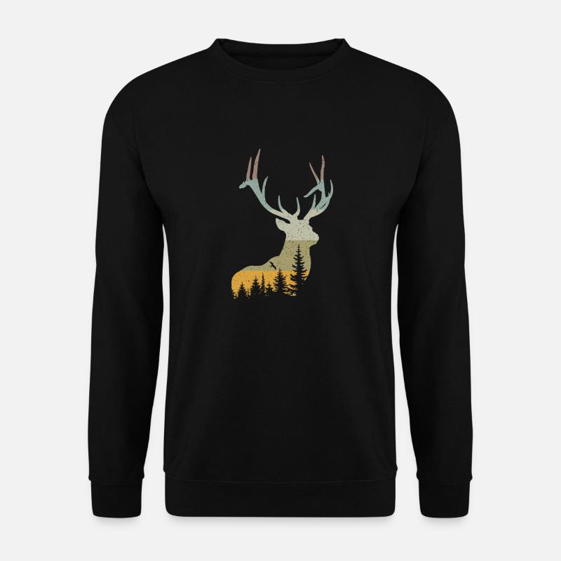 Deer - Unisex Sweatshirt - black