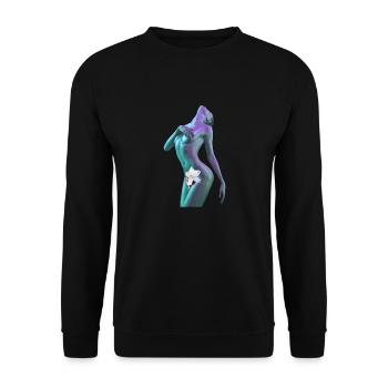 Venus ́ universal climax - Unisex Sweatshirt - black - Front - Alina (178cm) & Michal (187cm)