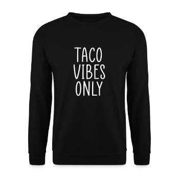 ambiance taco uniquement - Sweat-shirt Unisexe - noir - Devant - Alina (178cm) & Michal (187cm)