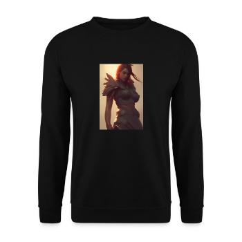 Valkyrie 4 - Sweat-shirt Unisexe - noir - Devant - Alina (178cm) & Michal (187cm)