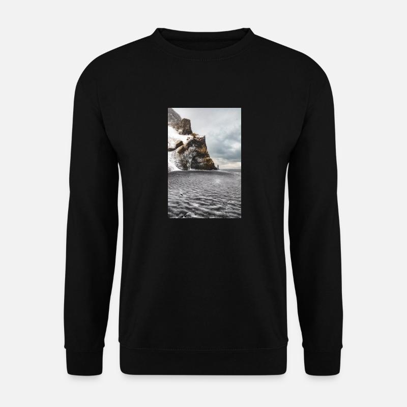 Landschaft von Island - Unisex Pullover - Schwarz