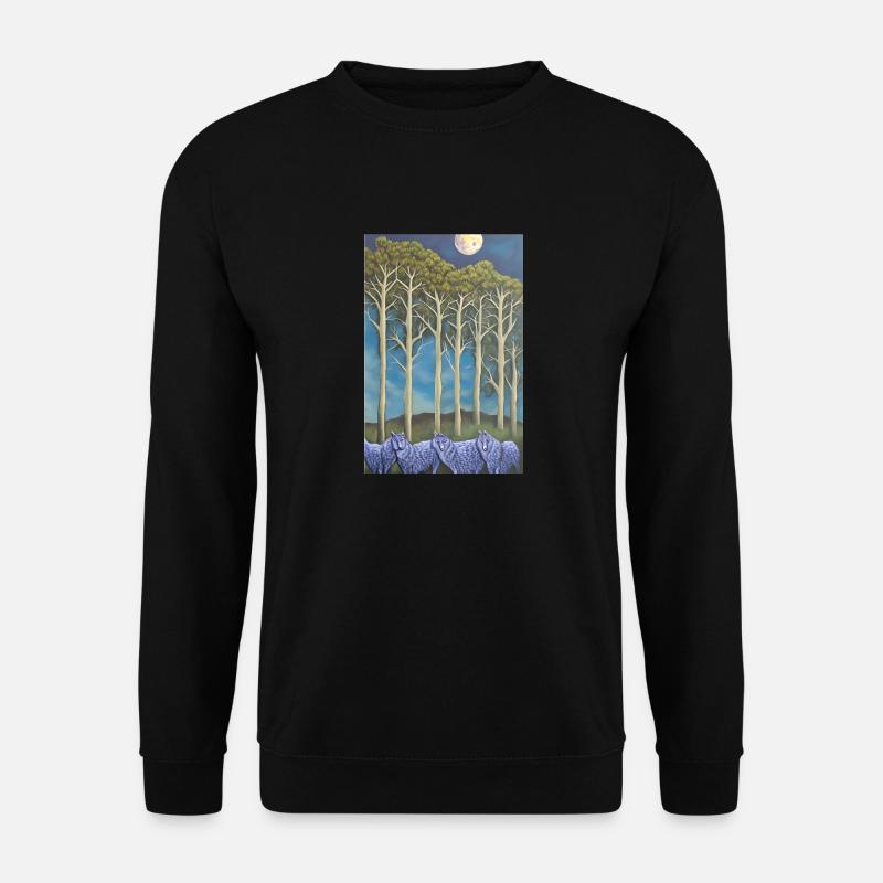 Wolves on the avenue - Unisex Sweatshirt - black