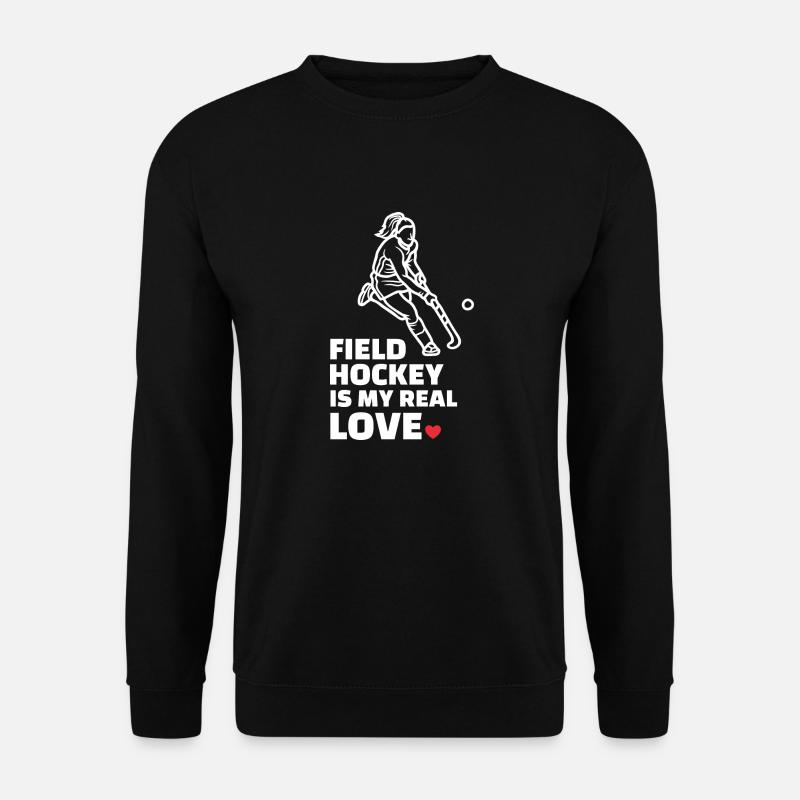 Feldhockey - Unisex Pullover - Schwarz