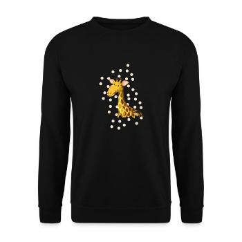 Safari Zoo Animal Safari Zoo - Unisex Sweatshirt - black - Front - Alina (178cm) & Michal (187cm)