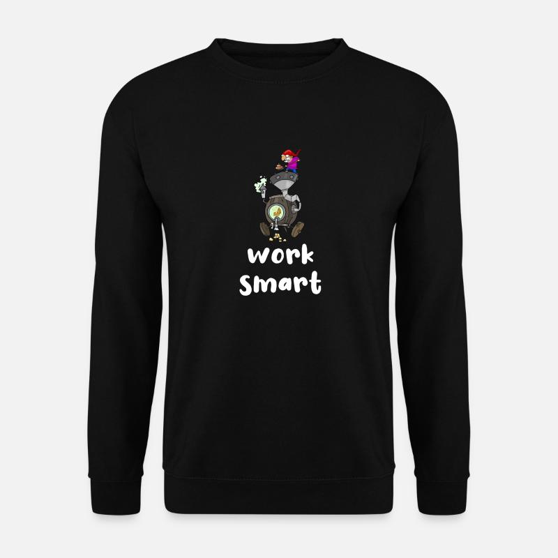 work smart - Unisex Pullover - Schwarz