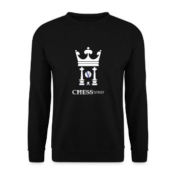 Chess'stasy - Sweat-shirt Unisexe - noir - Devant - Alina (178cm) & Michal (187cm)