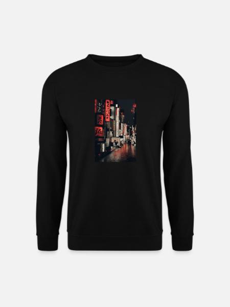 Tokio-Landschaft - Unisex Pullover - Schwarz