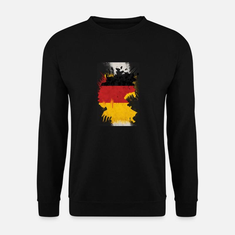 Deutschland Flagge - Unisex Pullover - Schwarz
