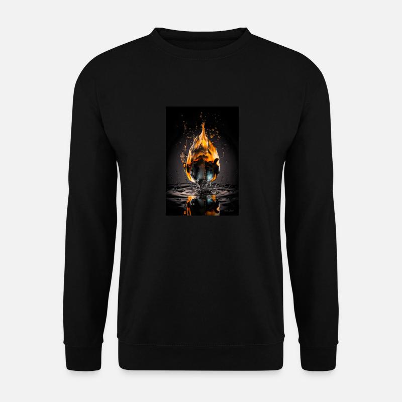 Drop fire 4 - Unisex Sweatshirt - black