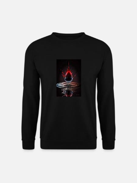 Drops red 3 - Unisex Sweatshirt - black