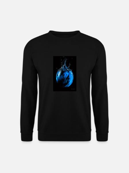 Drops blue 5 - Unisex Sweatshirt - black