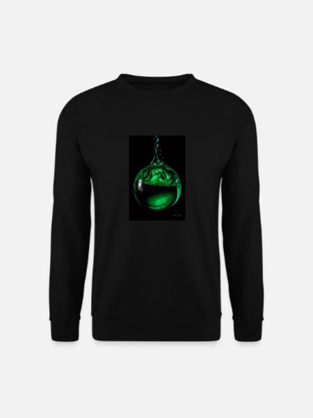 Drops green 5 - Unisex Sweatshirt - black