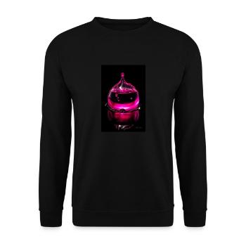 Drops magenta 7 - Unisex Sweatshirt - black - Front - Alina (178cm) & Michal (187cm)