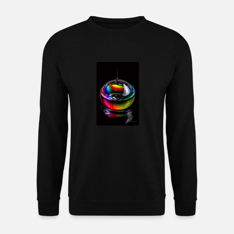 Drop rainbow 6 - Unisex Sweatshirt - black