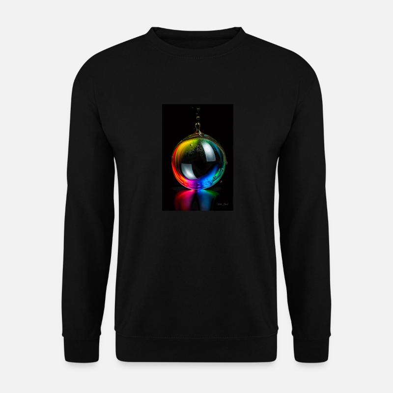 Drop arc-en-ciel 5 - Sweat-shirt Unisexe - noir