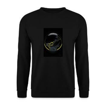 Kaos dans un jaune blister 2 - Sweat-shirt Unisexe - noir - Devant - Alina (178cm) & Michal (187cm)