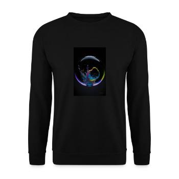 Kaos dans un arc-en-ciel à bulles 3 - Sweat-shirt Unisexe - noir - Devant - Alina (178cm) & Michal (187cm)