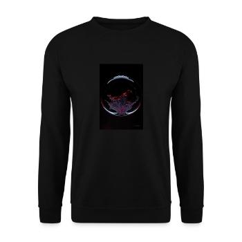 Kaos dans une bulle rouge 1 - Sweat-shirt Unisexe - noir - Devant - Alina (178cm) & Michal (187cm)