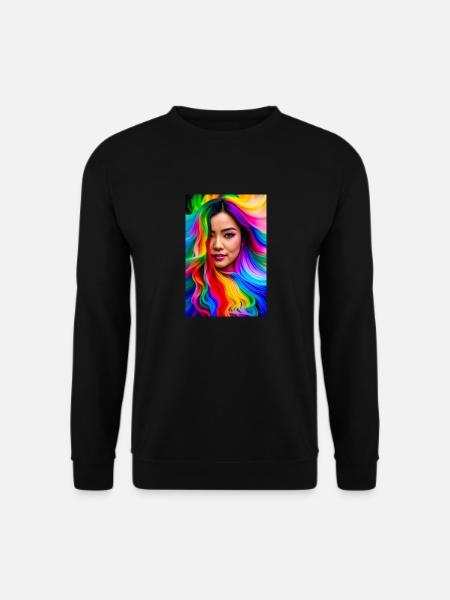 Neon Beauty 6 - Unisex Sweatshirt - black