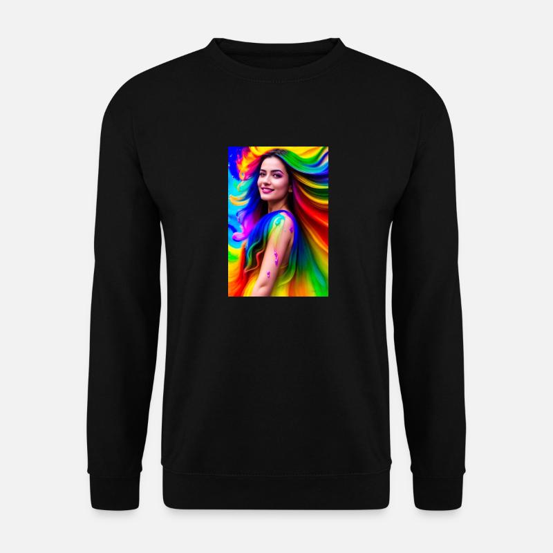 Neon Beauty 7 - Unisex Sweatshirt - black