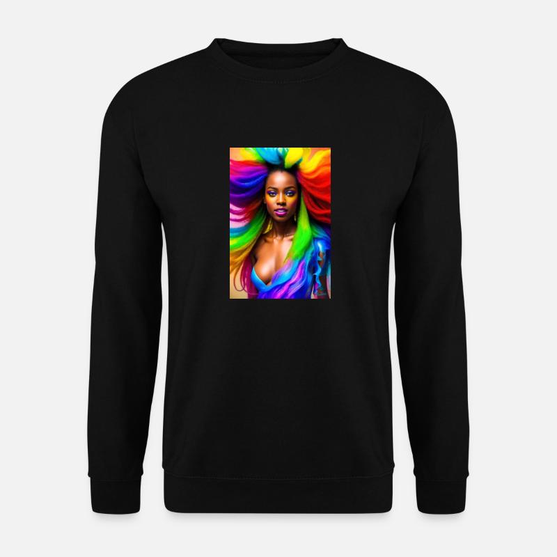 Neon Beauty 2 - Unisex Sweatshirt - black